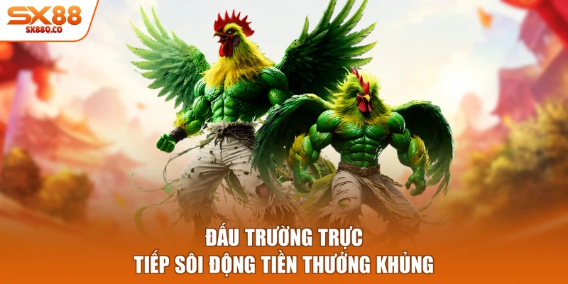 Đấu trường trực tiếp sôi động tiền thưởng khủng