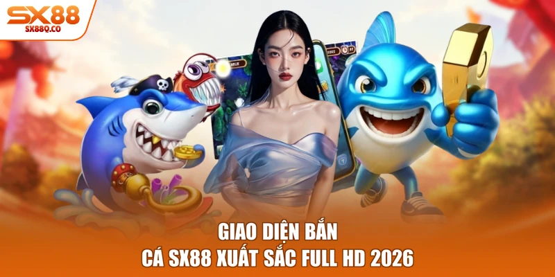 Giao diện bắn cá SX88 xuất sắc full HD 2026