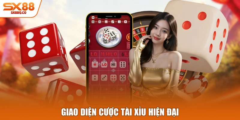 Giao diện cược tài xỉu hiện đại