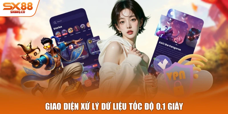 Giao diện xử lý dữ liệu tốc độ 0.1 giây