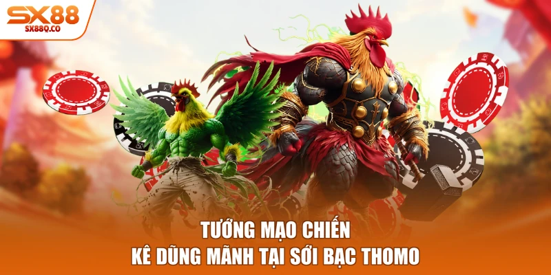 Tướng mạo chiến kê dũng mãnh tại sới bạc Thomo